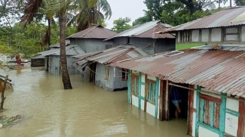 ভোলায় পাঁচ হাজারের বেশি বাড়িঘর ক্ষতিগ্রস্ত