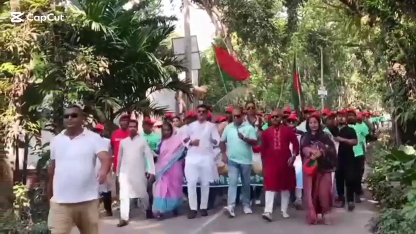 হিজলায় যুবদলের ৪৭ তম প্রতিষ্ঠাবার্ষিকী উপলক্ষে বর্ণাঢ্য র‍্যালি