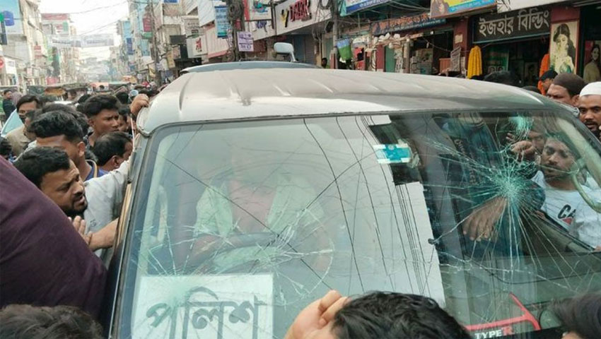 পুলিশ সদস্যদের মারধর করে আসামি ছিনতাই