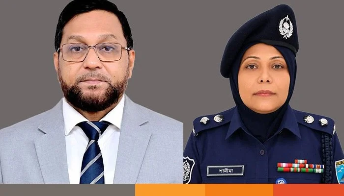 পুলিশ সার্ভিস অ্যাসোসিয়েশনের সভাপতি মোসলেহ উদ্দিন, সম্পাদক শামীমা