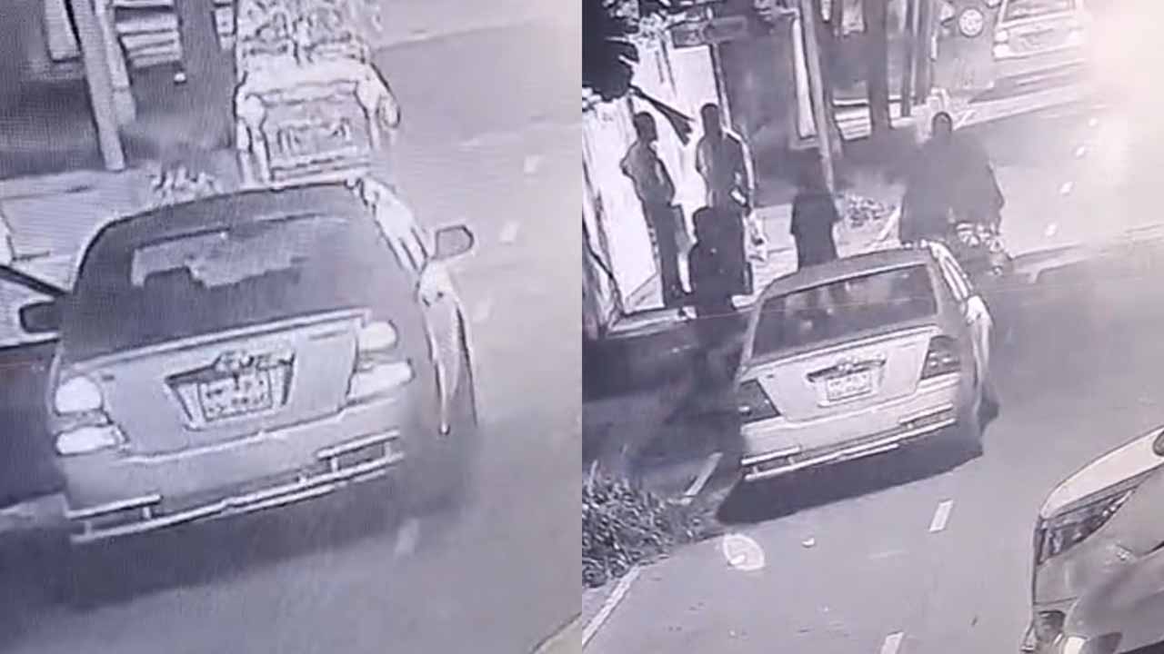 উত্তরা থেকে প্রাইভেটকার চুরি, দৃশ্য ধরা পড়ল সিসি ক্যামেরায়