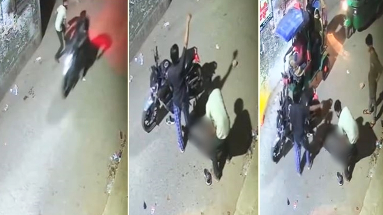 মিরপুরে মাথায় ইট মেরে মোটরসাইকেল ছিনতাই, ভিডিও ভাইরাল