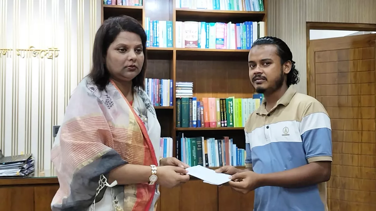 ডিভোর্সি বোনের দায়িত্ব কাঁধে নেওয়া গুলিবিদ্ধ জুলাই যোদ্ধার পাশে ডিসি ফরিদা