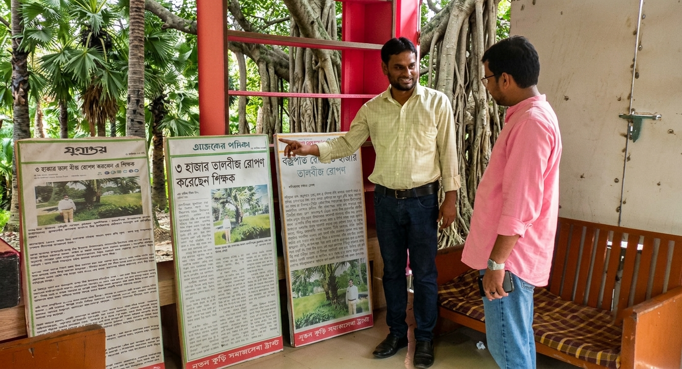 ১৯ বছর ধরে বজ্রপাতের বিরুদ্ধে যুদ্ধ করে যাচ্ছেন স্কুল শিক্ষক তাজ-উল 