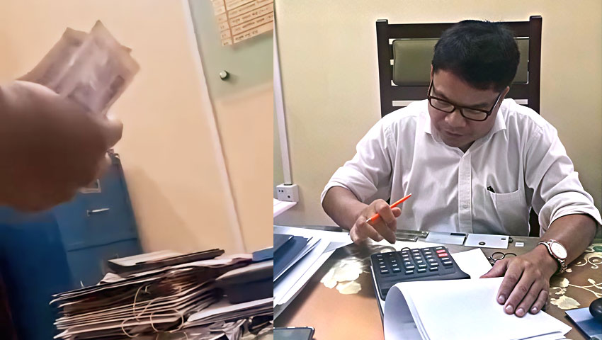ক্যালকুলেটরে চেপে ঘুষ নির্ধারণ, পিআইওর ভিডিও ভাইরাল