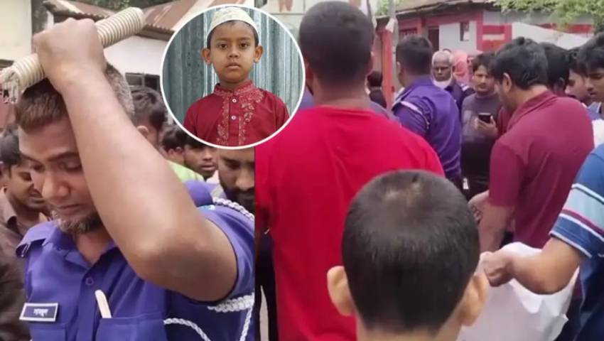 মরদেহ উদ্ধারে গিয়ে পুলিশ সদস্য দেখলেন, নিহত স্কুলছাত্র নিজেরই ছেলে